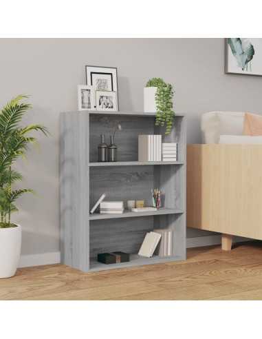 Armadietto Pensile a Parete Grigio Sonoma 69,5x32,5x90 cm