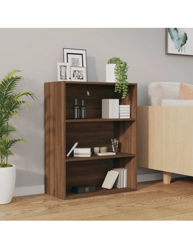 Armadietto Pensile a Parete Rovere Marrone 69,5x32,5x90 cm