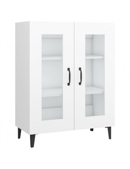 Credenza Bianca 69,5x34x90 cm in Legno Multistrato