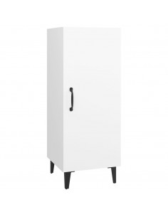 Credenza Bianca 34,5x34x90 cm in Legno Multistrato 2