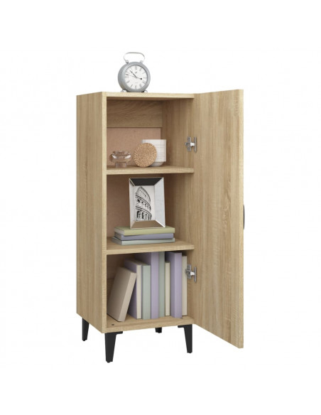 Credenza Rovere Sonoma 34,5x34x90 cm in Legno Multistrato
