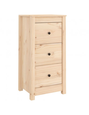 Credenza 40x35x80 cm in Legno Massello di Pino