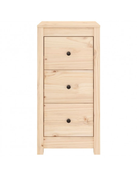 Credenza 40x35x80 cm in Legno Massello di Pino