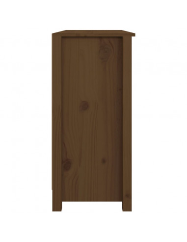 Credenza Miele 100x35x74 cm in Legno Massello di Pino