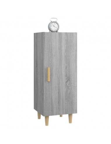 Credenza Grigio Sonoma 34,5x34x90 cm in Legno Multistrato