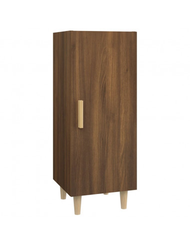 Credenza Rovere Marrone 34,5x34x90 cm in Legno Multistrato