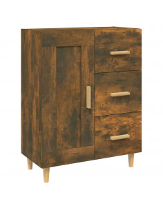 Credenza Rovere Fumo 69,5x34x90 cm in Legno Multistrato 2