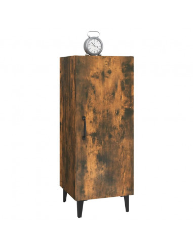 Credenza Rovere Fumo 34,5x34x90 cm in Legno Multistrato