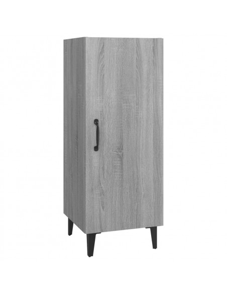 Credenza Grigio Sonoma 34,5x34x90 cm in Legno Multistrato