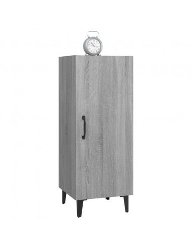 Credenza Grigio Sonoma 34,5x34x90 cm in Legno Multistrato
