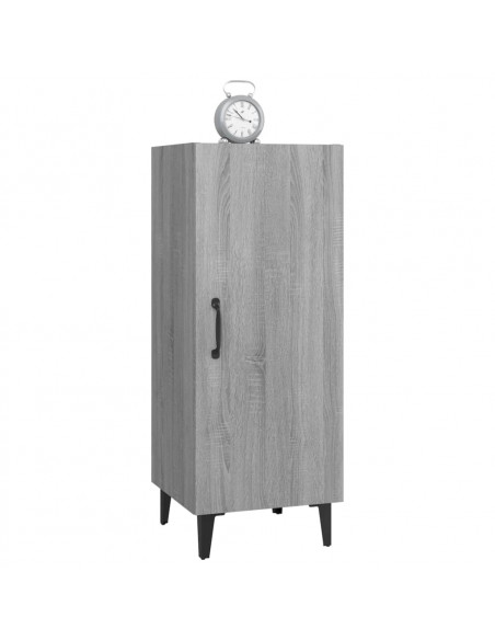 Credenza Grigio Sonoma 34,5x34x90 cm in Legno Multistrato