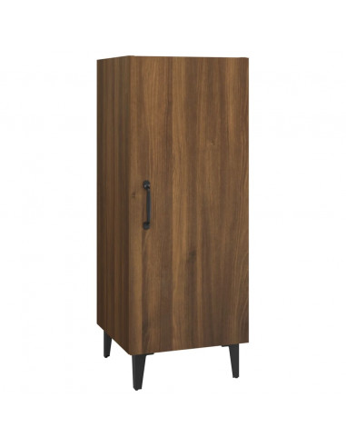 Credenza Rovere Marrone 34,5x34x90 cm in Legno Multistrato
