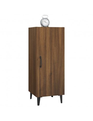 Credenza Rovere Marrone 34,5x34x90 cm in Legno Multistrato