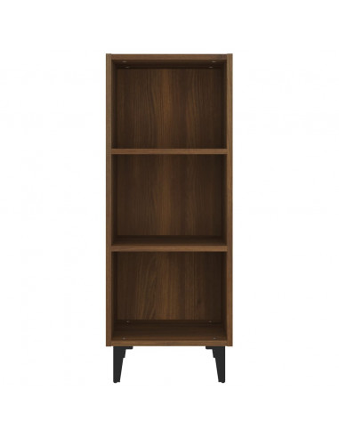 Credenza Rovere Marrone 34,5x32,5x90 cm in Legno Multistrato