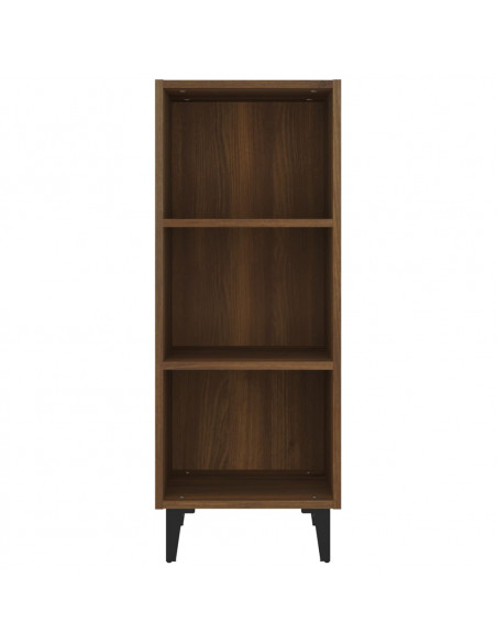 Credenza Rovere Marrone 34,5x32,5x90 cm in Legno Multistrato