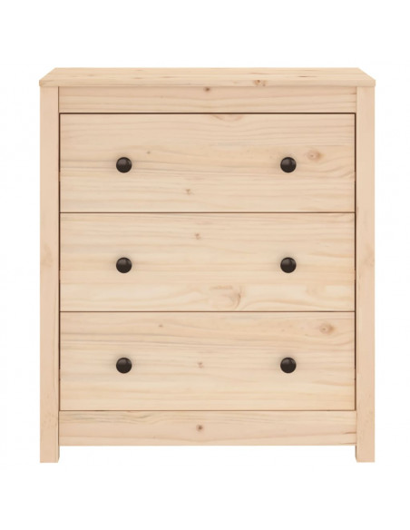 Credenza 70x35x80 cm in Legno Massello di Pino