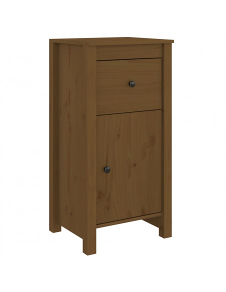 Credenza Miele 40x35x80 cm in Legno Massello di Pino