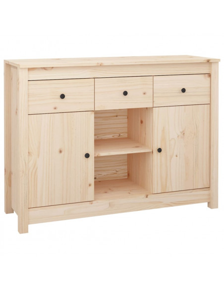 Credenza 100x35x74,5 cm in Legno Massello di Pino