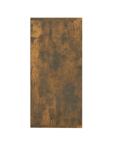 Credenza Rovere Fumo 88x30x65 cm in Legno Multistrato
