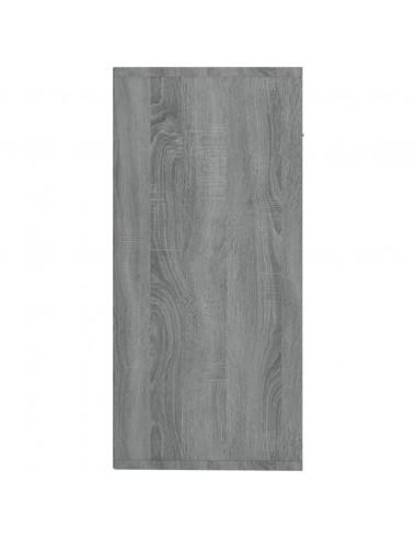 Credenza Grigio Sonoma 88x30x65 cm in Legno Multistrato