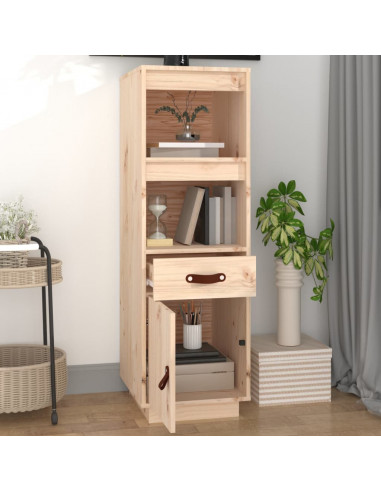 Credenza 34x40x108,5 cm in Legno Massello di Pino