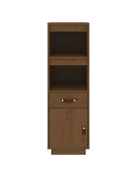Credenza Miele 34x40x108,5 cm in Legno Massello di Pino