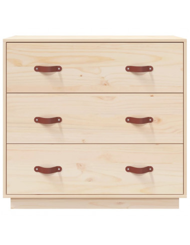 Credenza 80x40x75 cm in Legno Massello di Pino