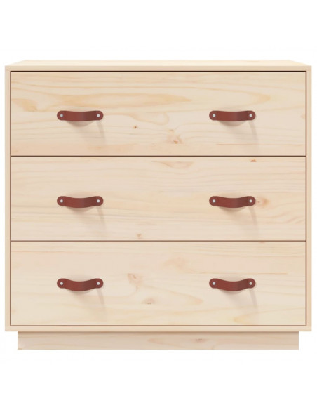 Credenza 80x40x75 cm in Legno Massello di Pino