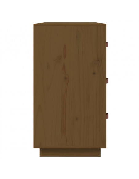 Credenza Miele 80x40x75 cm in Legno Massello di Pino