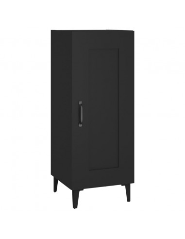 Credenza Nero 34,5x34x90 cm in Legno Multistrato