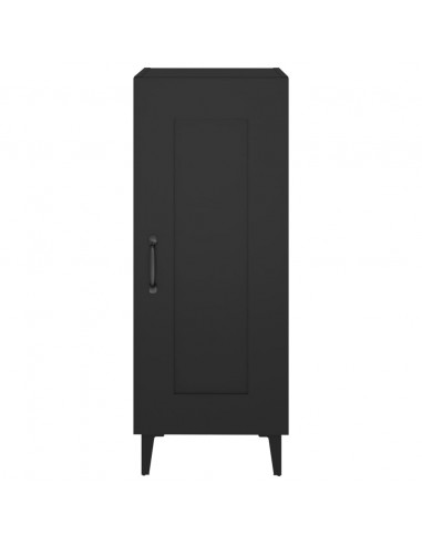 Credenza Nero 34,5x34x90 cm in Legno Multistrato