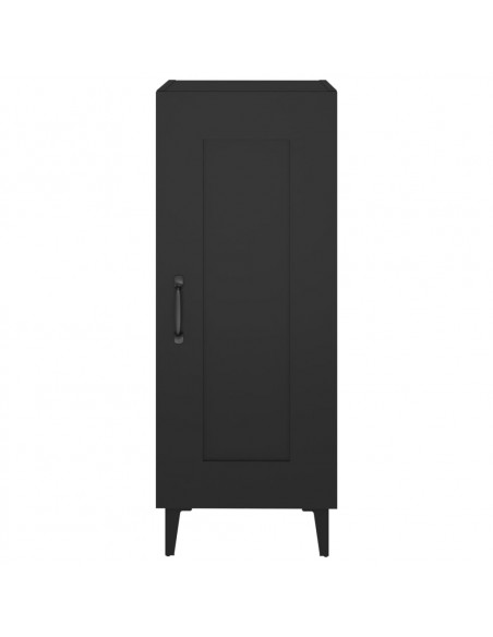 Credenza Nero 34,5x34x90 cm in Legno Multistrato