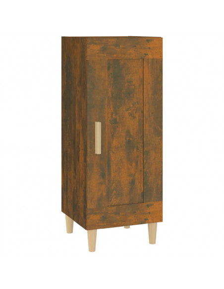 Credenza Rovere Fumo 34,5x34x90 cm in Legno Multistrato