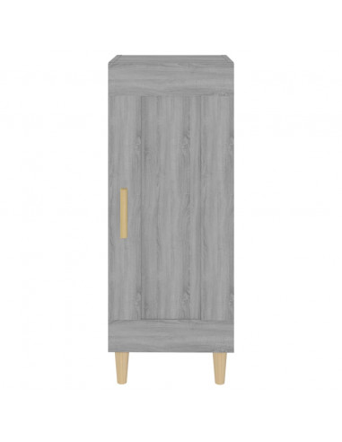 Credenza Grigio Sonoma 34,5x34x90 cm in Legno Multistrato