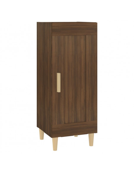 Credenza Rovere Marrone 34,5x34x90 cm in Legno Multistrato