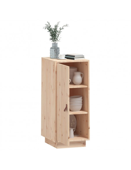 Credenza 34x40x75 cm in Legno Massello di Pino