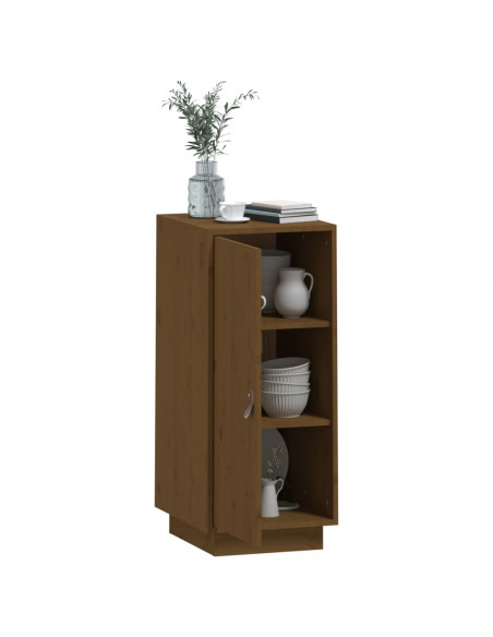 Credenza Miele 34x40x75 cm in Legno Massello di Pino