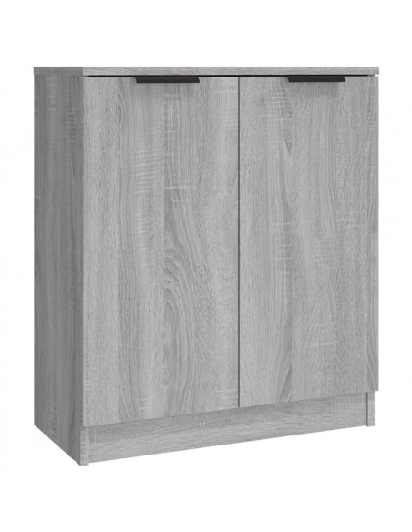 Credenze 3 pz Grigio Sonoma in Legno Multistrato
