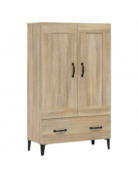 Credenza Rovere Sonoma 70x31x115 cm in Legno Multistrato