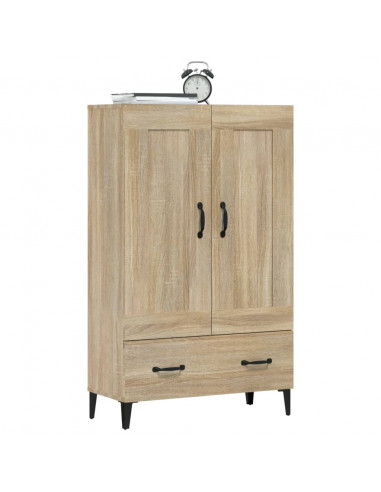 Credenza Rovere Sonoma 70x31x115 cm in Legno Multistrato