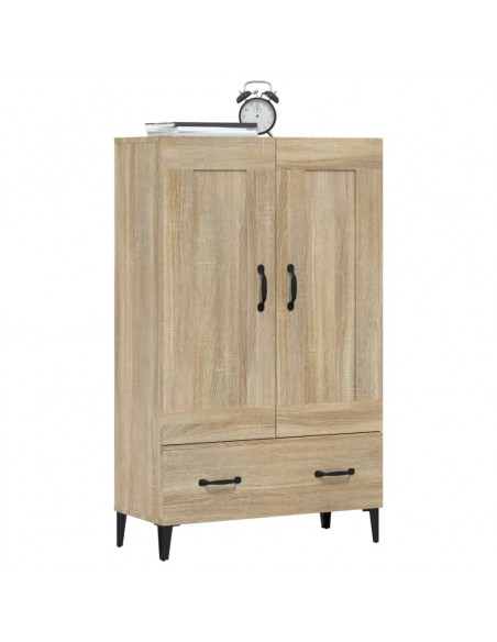 Credenza Rovere Sonoma 70x31x115 cm in Legno Multistrato