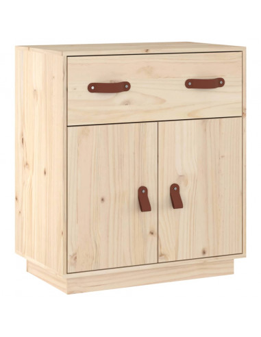 Credenza 65,5x40x75 cm in Legno Massello di Pino