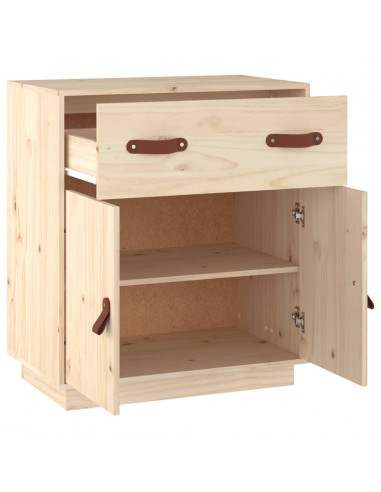 Credenza 65,5x40x75 cm in Legno Massello di Pino