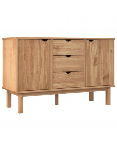 Credenza OTTA 113,5x43x73 cm in Legno Massello di Pino 2