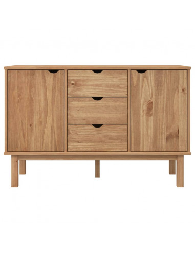 Credenza OTTA 113,5x43x73 cm in Legno Massello di Pino
