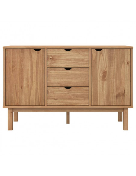Credenza OTTA 113,5x43x73 cm in Legno Massello di Pino