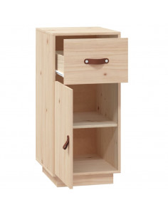 Credenza 34x40x75 cm in Legno Massello di Pino 2