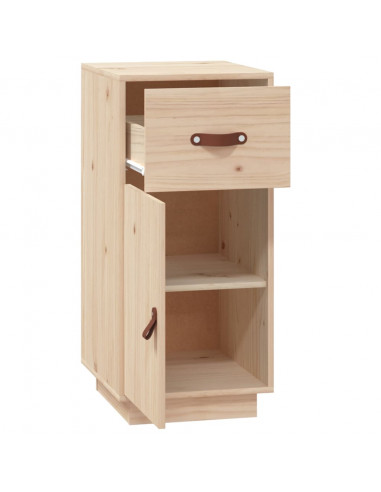 Credenza 34x40x75 cm in Legno Massello di Pino