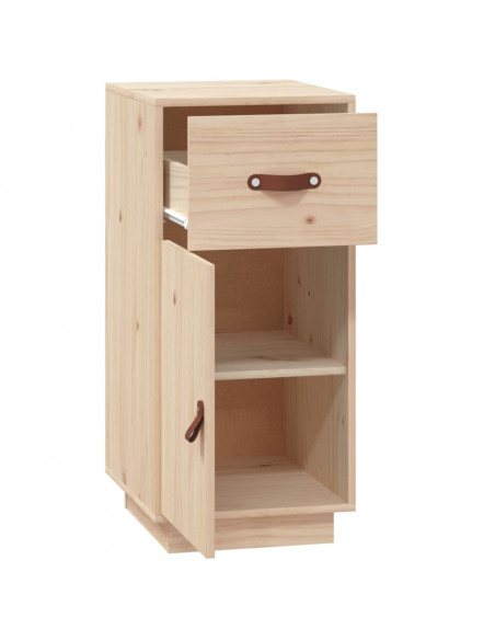 Credenza 34x40x75 cm in Legno Massello di Pino