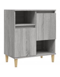 Credenza Grigio Sonoma 60x35x70 cm in Legno Multistrato 2